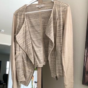Ann Taylor Loft Terrycloth Lounge Jacket Sweater